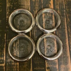 VTG Leonard Silver Plated coasters